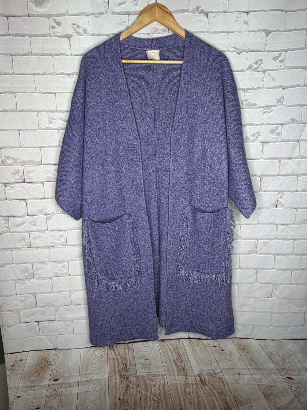 Kerisma Lavender Shimmer Cardigan Duster‎ | Cozy Luxe Boho Aesthetic